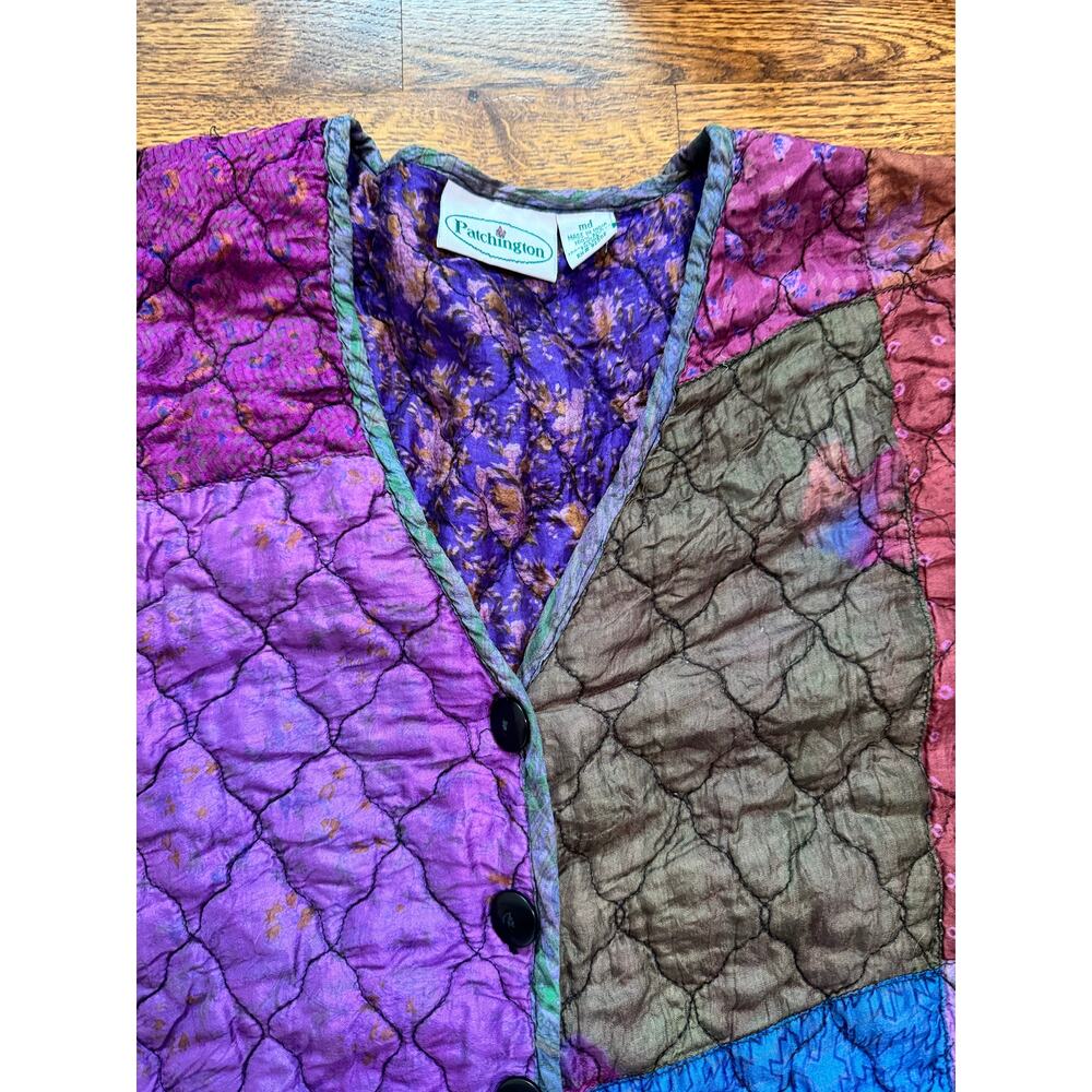 Patchington Quilted Silk Jacket - image 2